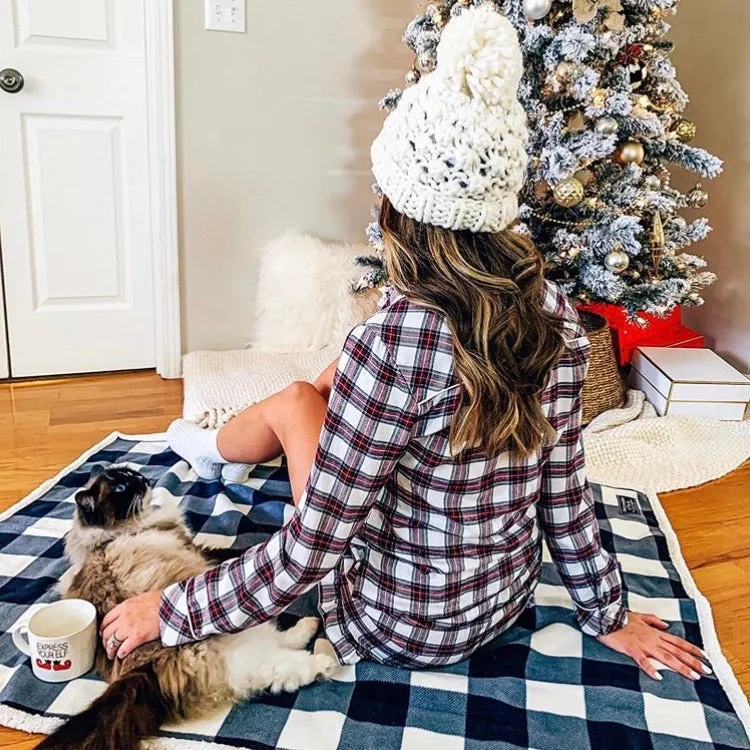 Abercrombie & Fitch Plaid Pajama Button Up Top NWT- Size S (we have matching shorts!)