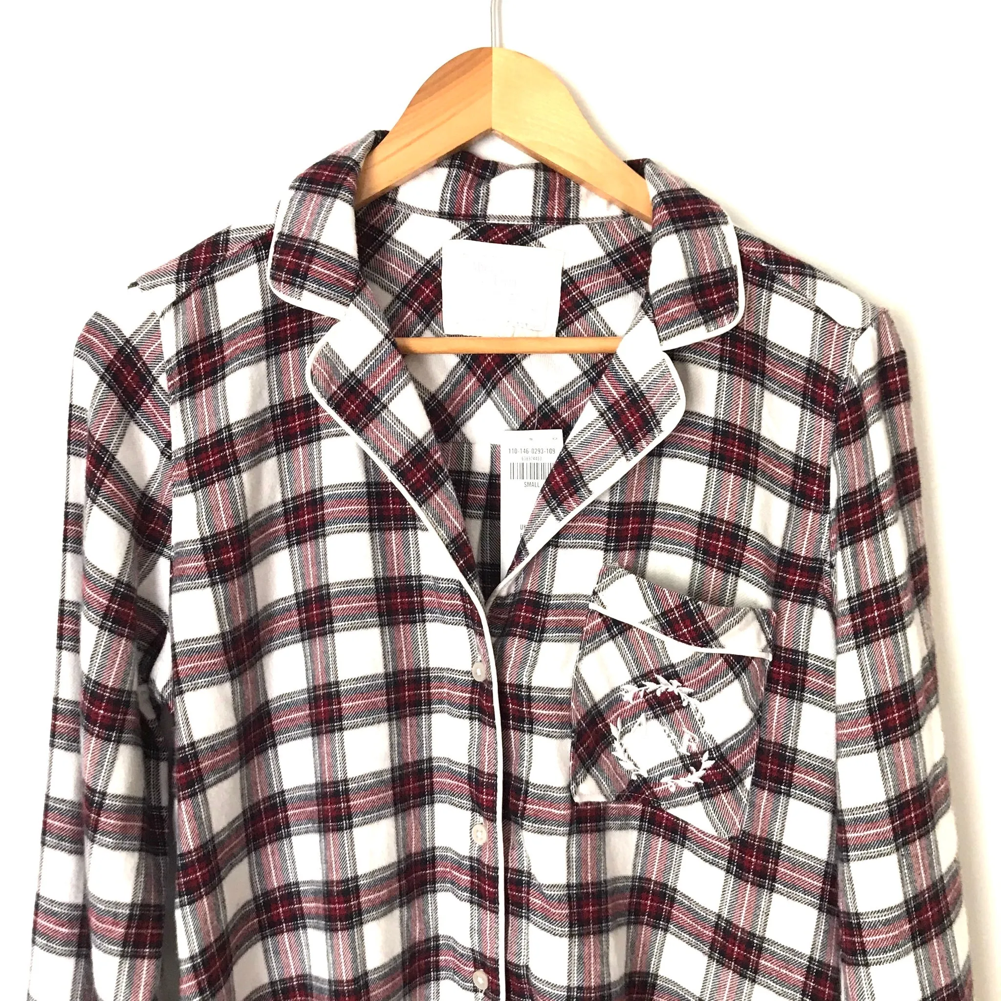 Abercrombie & Fitch Plaid Pajama Button Up Top NWT- Size S (we have matching shorts!)
