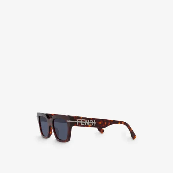 FE40078I Fendi tortoiseshell acetate irregular frame sunglasses ,  brown