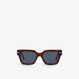 FE40078I Fendi tortoiseshell acetate irregular frame sunglasses ,  brown