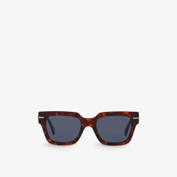 FE40078I Fendi tortoiseshell acetate irregular frame sunglasses ,  brown