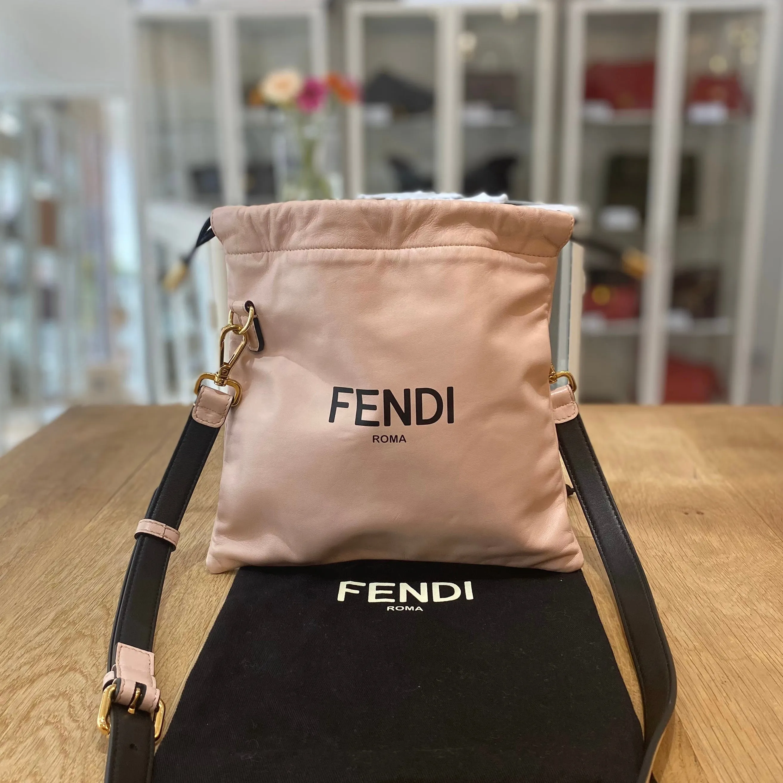 Fendi Drawstring Crossbody