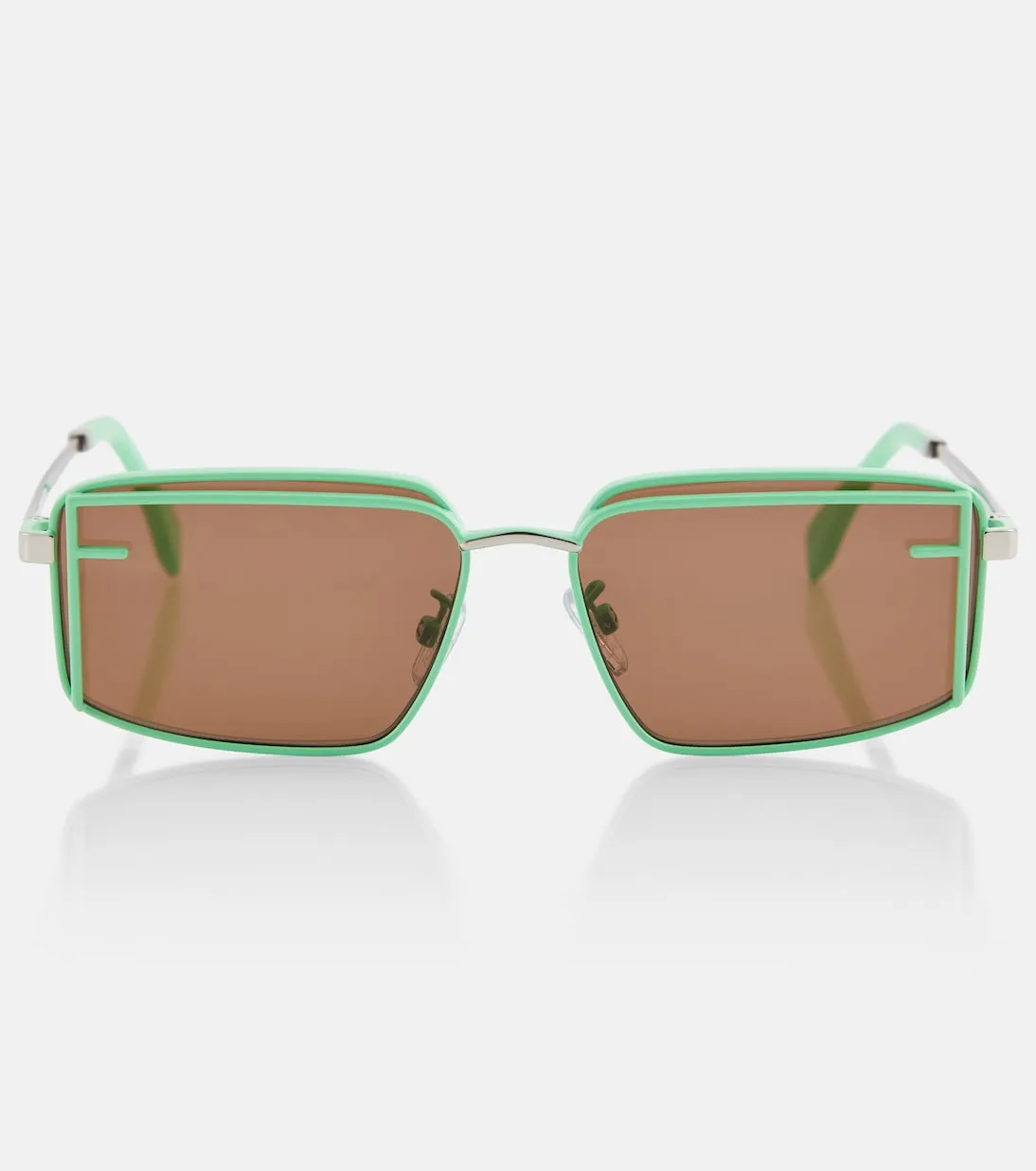 Fendi first sight rectangular sunglasses Fendi, yellow