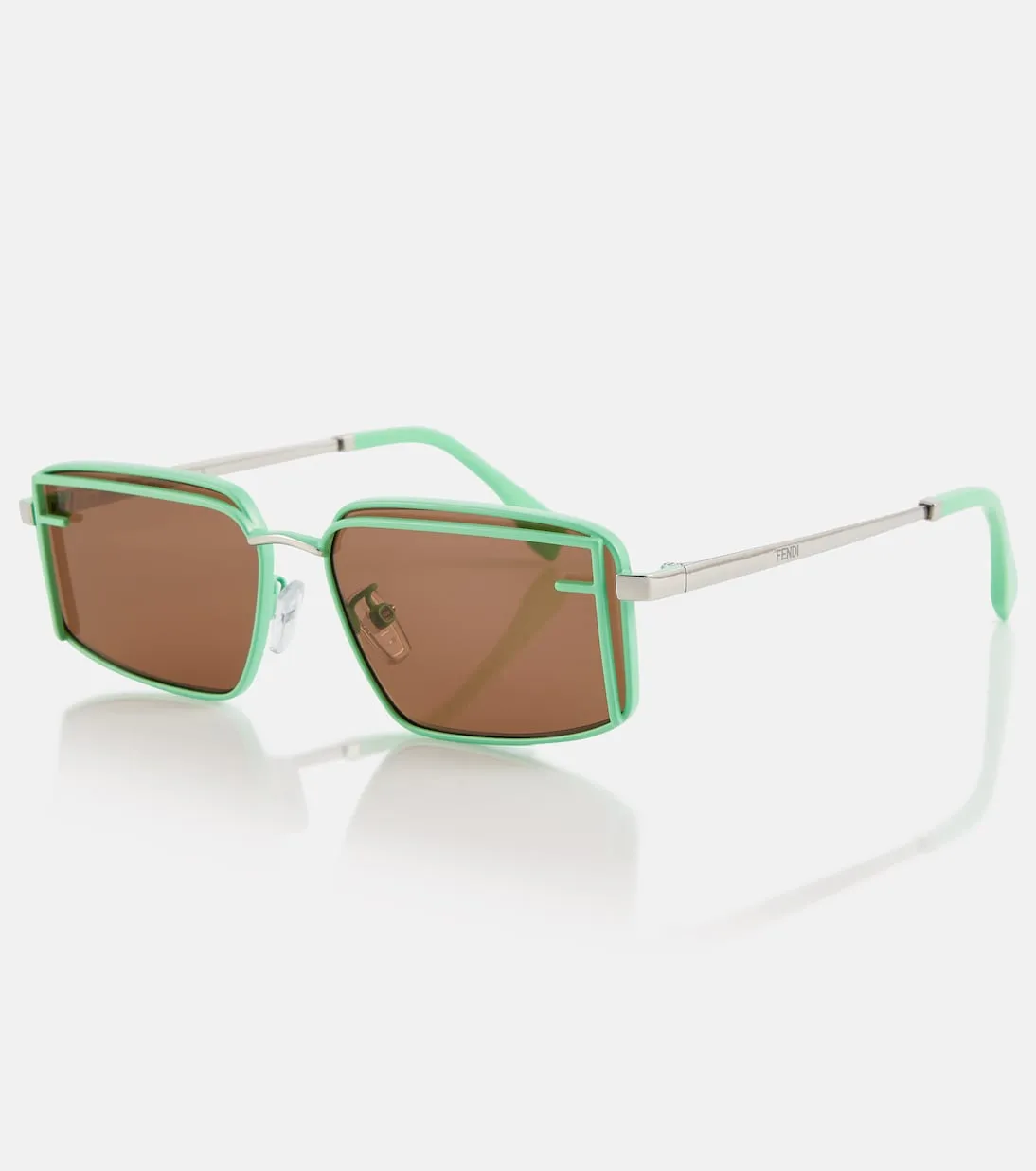 Fendi first sight rectangular sunglasses Fendi, yellow