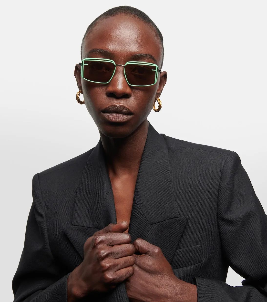 Fendi first sight rectangular sunglasses Fendi, yellow