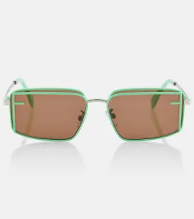 Fendi first sight rectangular sunglasses Fendi, yellow