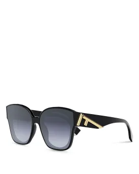 Fendi First Square Sunglasses, 63 mm Fendi