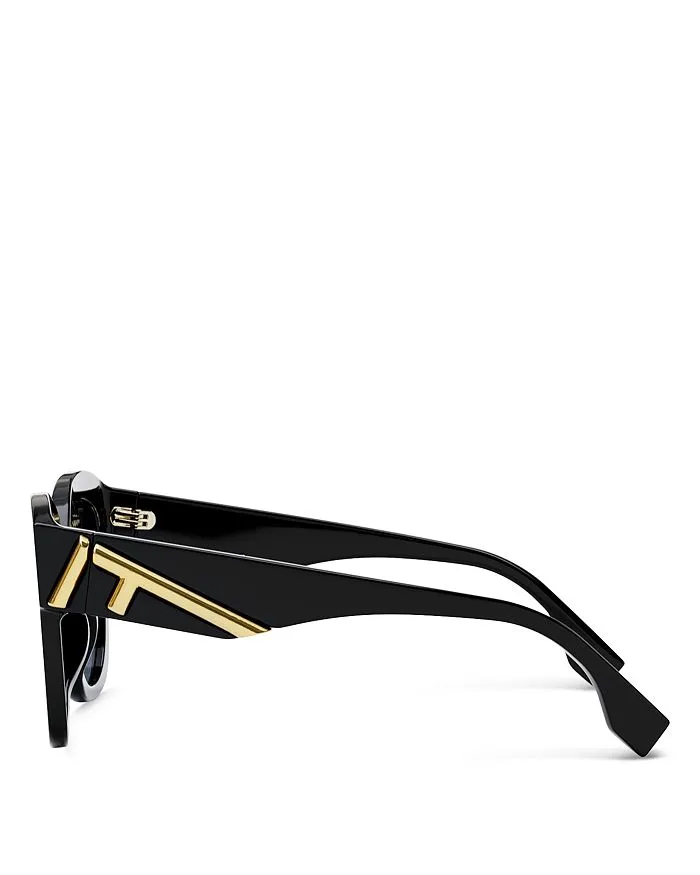 Fendi First Square Sunglasses, 63 mm Fendi