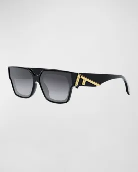 Fendi Oversized Square Sunglasses in Acetate