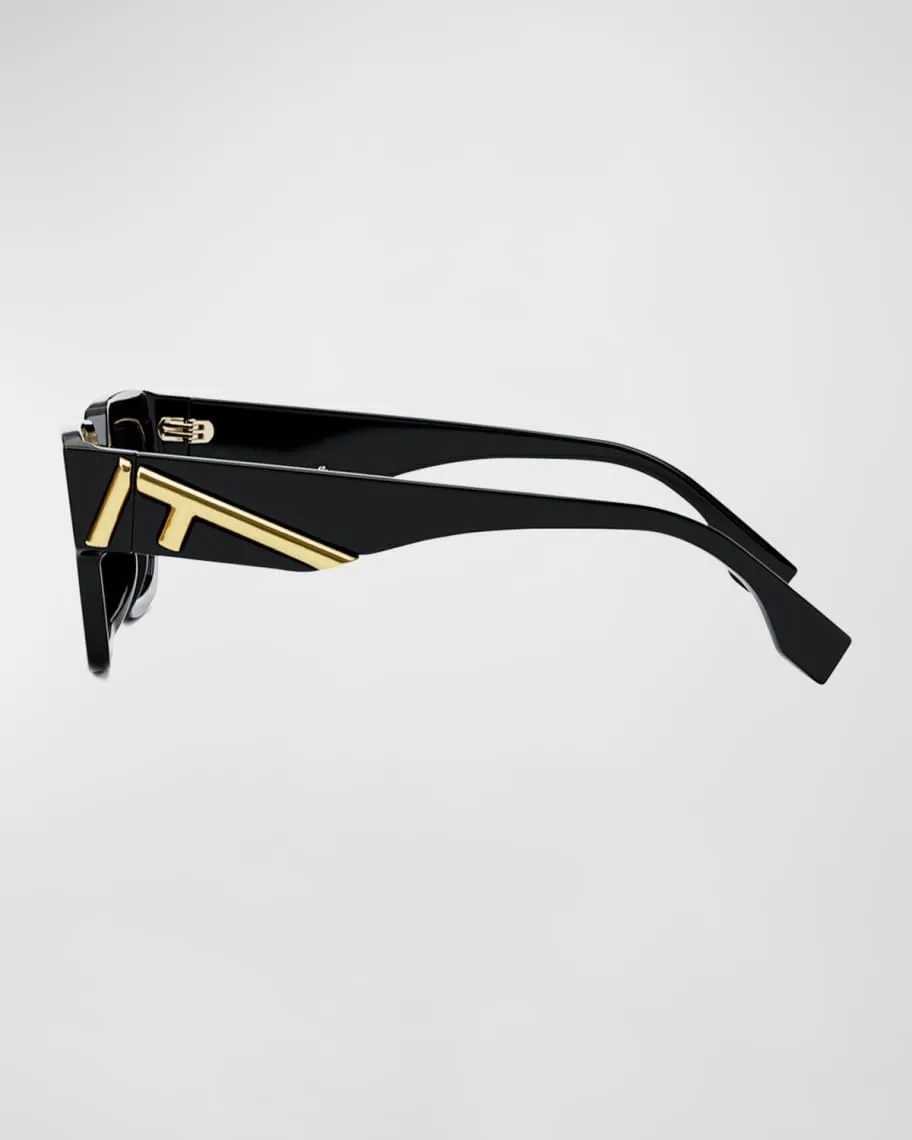 Fendi Oversized Square Sunglasses in Acetate