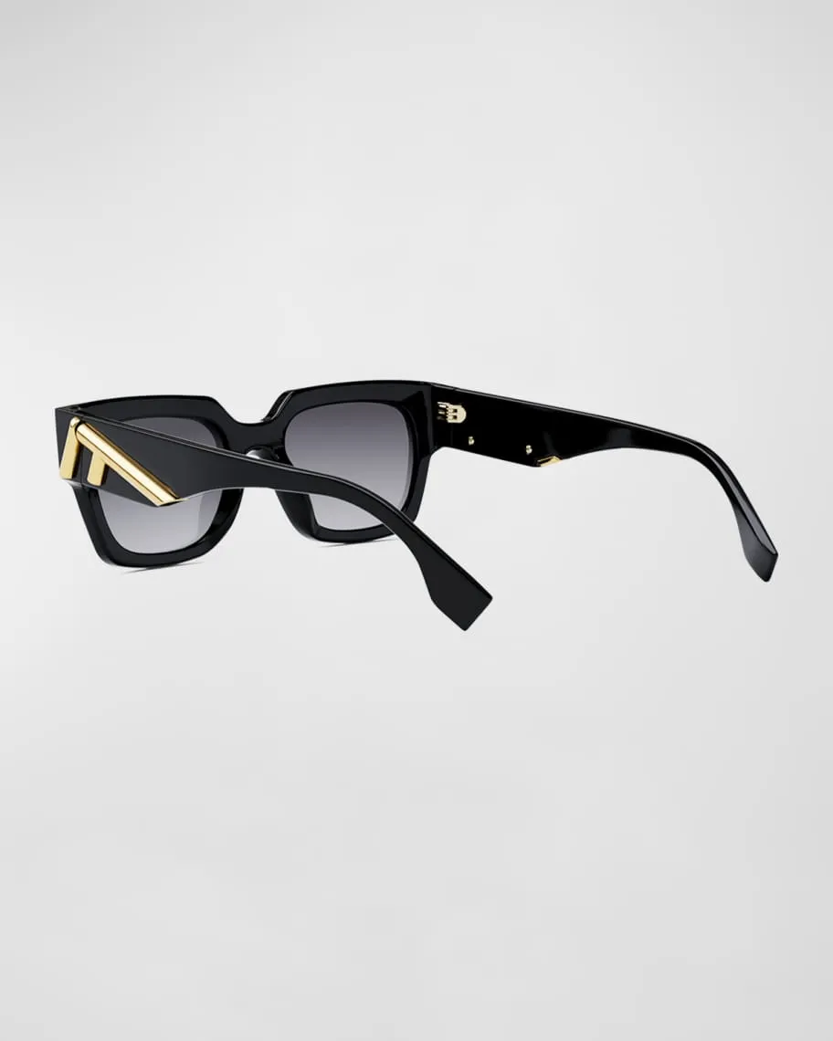 Fendi Oversized Square Sunglasses in Acetate