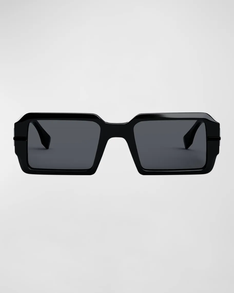 Fendi rectangular O'lock acetate sunglasses