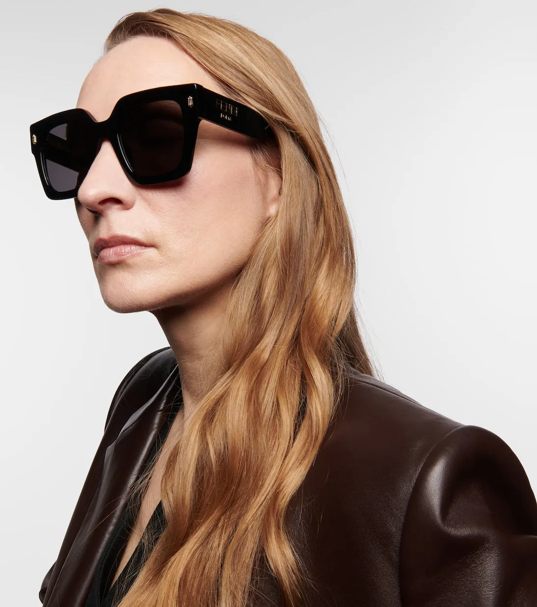 Fendi roma square sunglasses Fendi, black