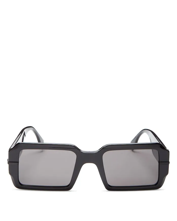 Fendigraphy Rectangular Sunglasses 52mm Fendi