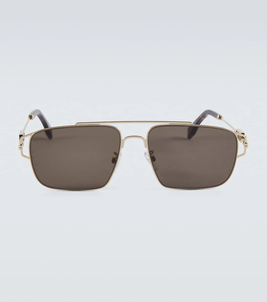 Fendi's first rectangular sunglasses, brown