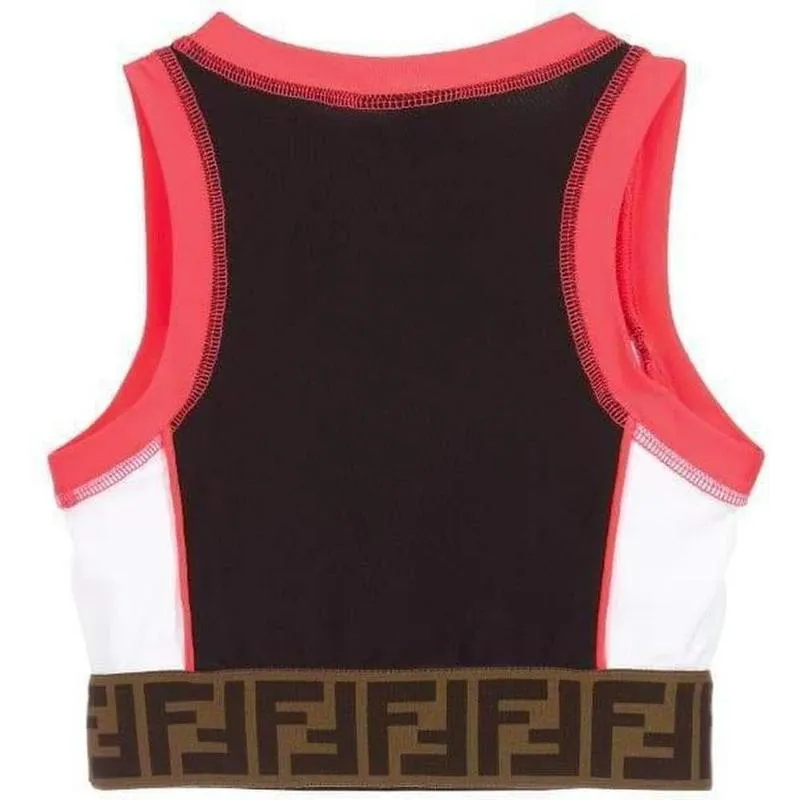 Girls Black Lycra Top