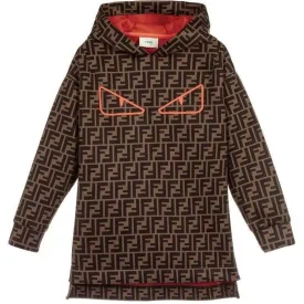 Girls Hooded  Logo Dress