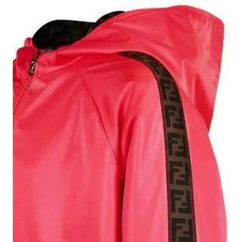 Girls Pink Reversible FF Jacket