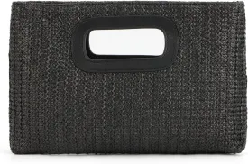 KUANG! Women's Clutch Handbags Top Handle Woven Straw Clutch Purse Shoulder Crossbody Bag Summer Raffia Bag