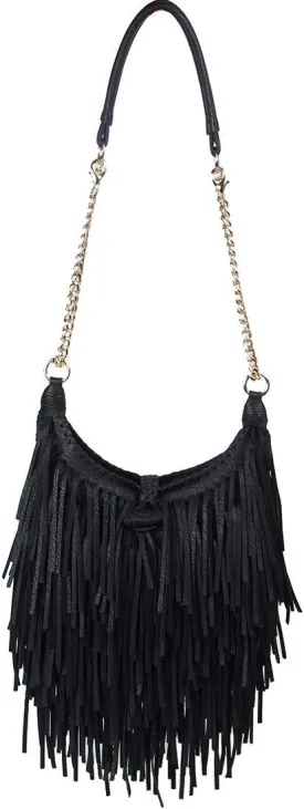 Lanpet Women Fringe Tassel Cross Body Bag Leisure Shoulder Bag