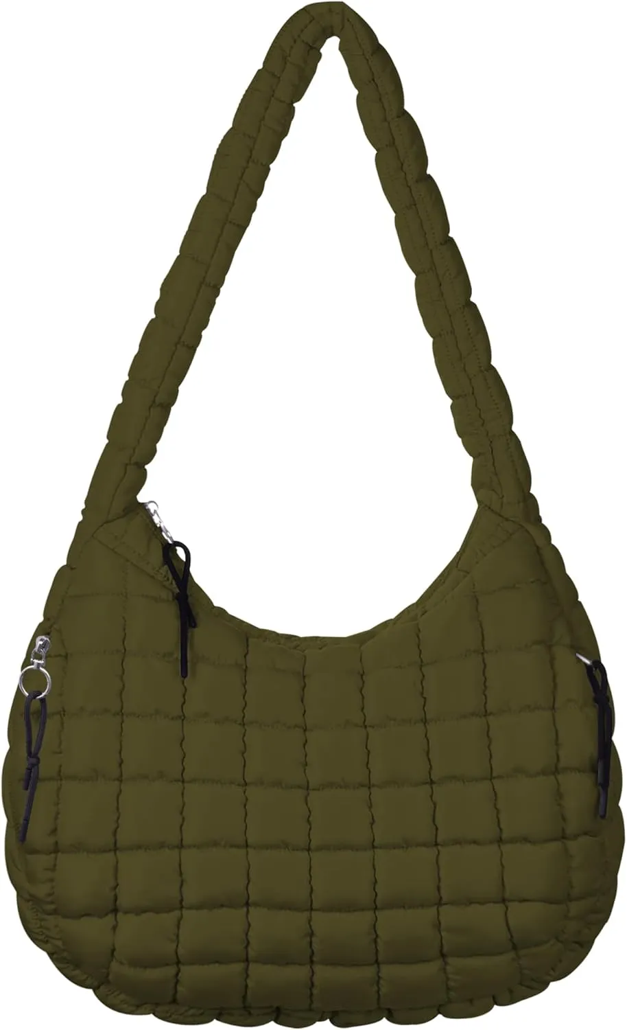 Puffer Tote Bag Quilted Tote Bag for Women Large Puffy Purse Lightweight Padding Cotton Crossbody Carryall Bag