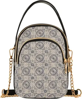 Quilted Shoulder Bag for Women with Chain Strap Leather Handle