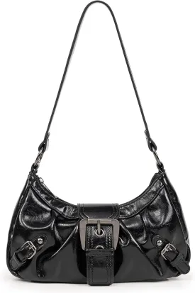 Shoulder Bag for Women Top Handle Handbag Purse Y2K Hobo Clutch Small Punk Purse Trendy
