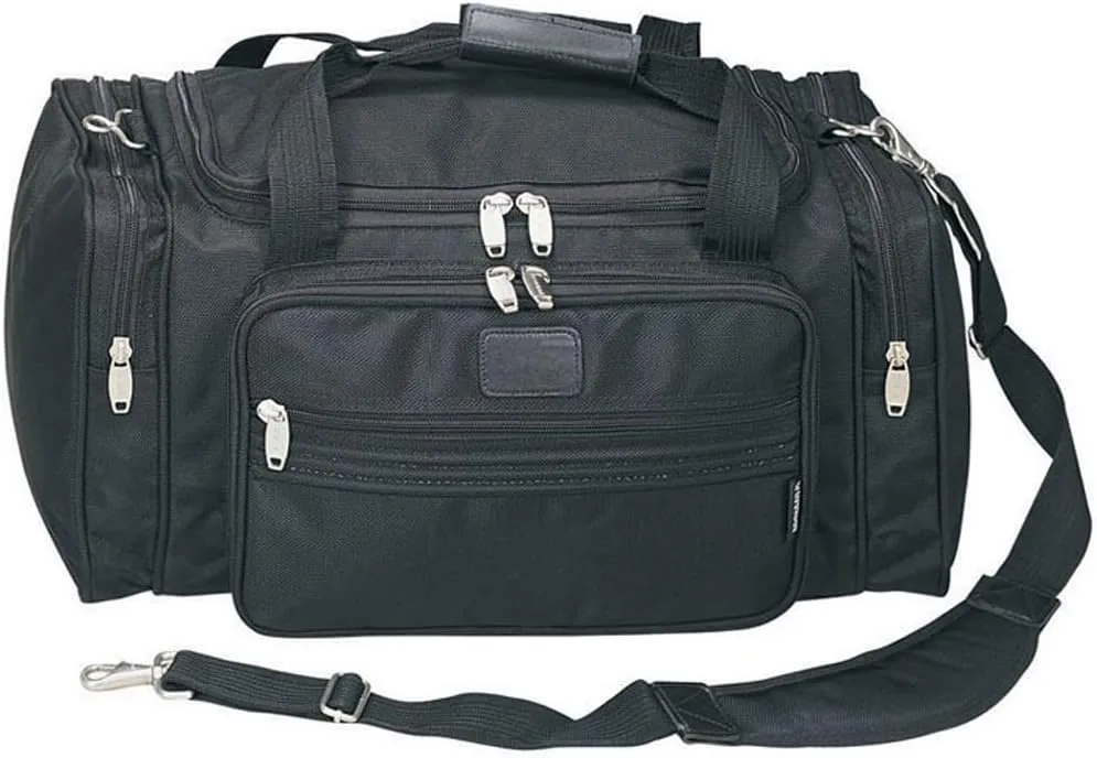 The Passenger (Carry-on) Gym Sport Travel Duffel Bag- Black