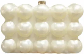 Women Acrylic Marble Handbag Shoulder Bag for Formal, Wedding, Party