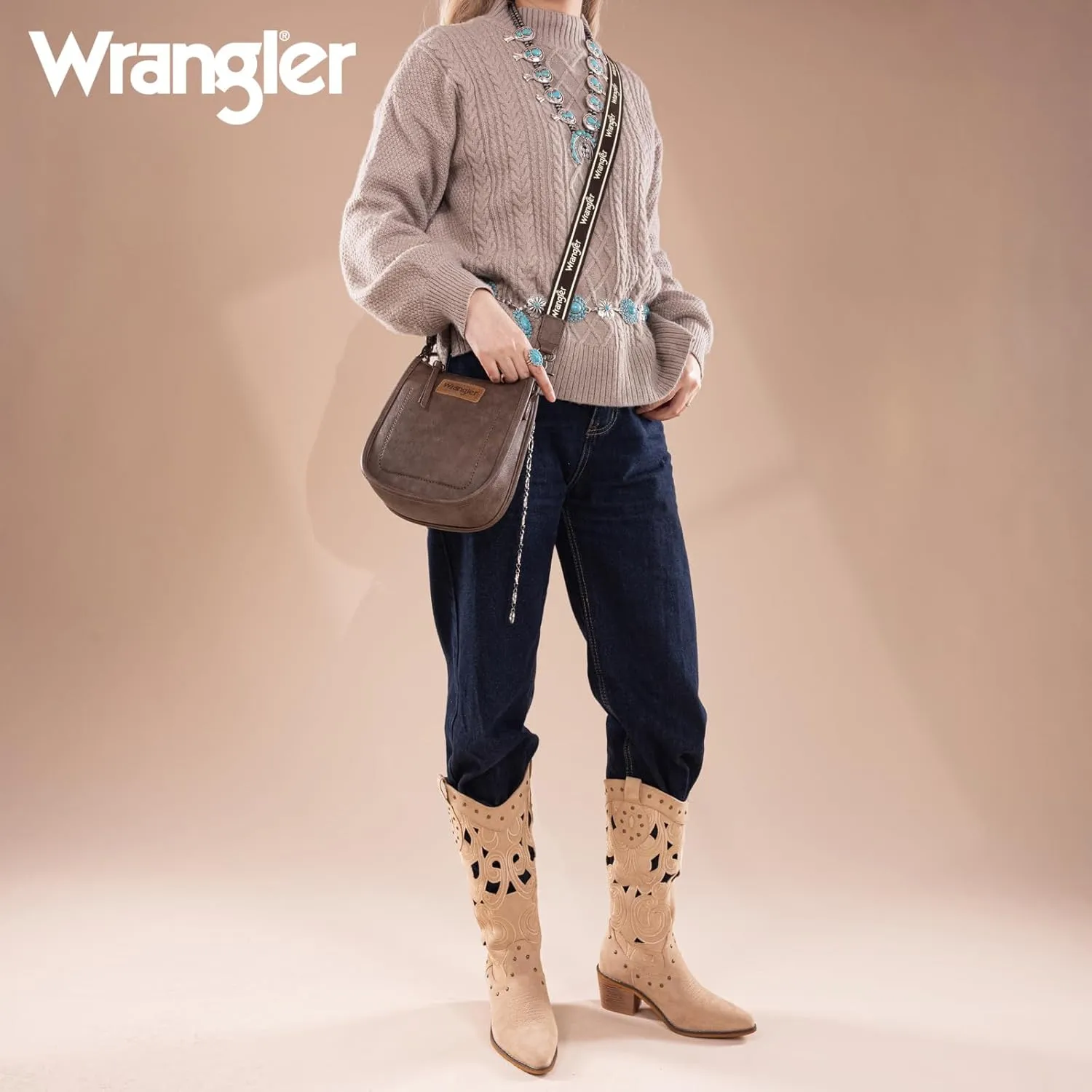 Wrangler Small Crossbody Bags for Women Cute Mini Purses Shoulder Handbag